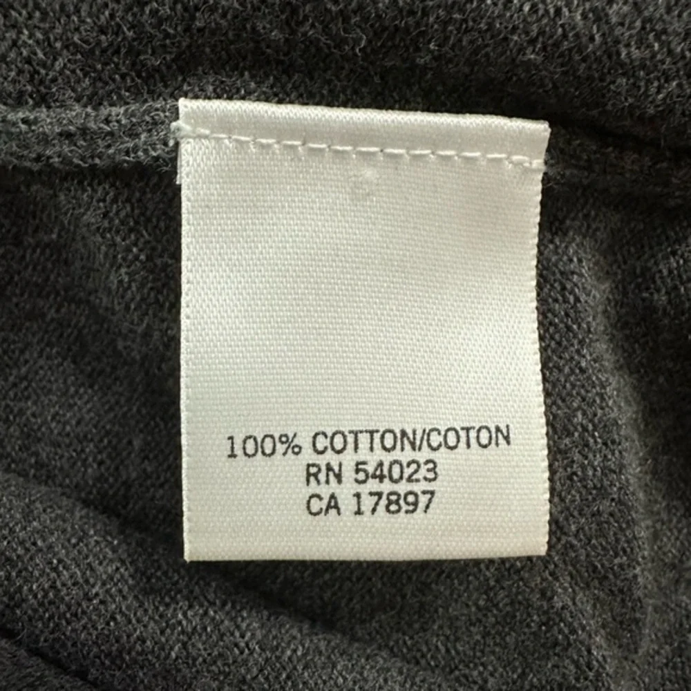 Banana Republic‎ Half Zip pullover Cotton Sweater Mens Sz L Grey
